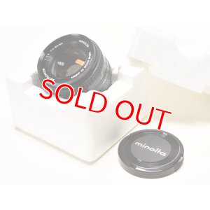 画像3: Minolta ミノルタ 50mm F1.4 MD Rokkor Lens 新古品