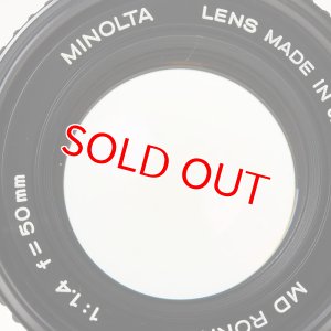 画像7: Minolta ミノルタ 50mm F1.4 MD Rokkor Lens 新古品