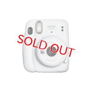 画像1: 【在庫少】FUJIFILM チェキ  instax mini 11 ICE WHITE アイスホワイト