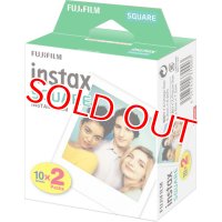 チェキスクエア用フィルム instax SQUARE 2パック 20枚入