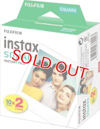 チェキスクエア用フィルム instax SQUARE 2パック 20枚入