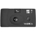 グレー　フィルムカメラ YASHICA MF-1  35mmフイルム フラッシュ機能付き
