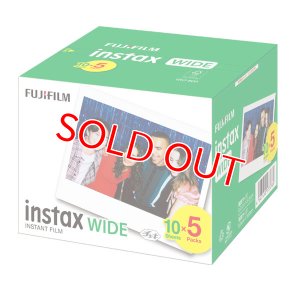 画像1: 【在庫少】チェキワイドフイルム instax WIDE K R 5フィルム  50枚入 
