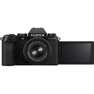 画像2: 【入荷／すぐ発送】FUJIFILM 富士フイルム X-S20 ブラック レンズキット APS-Cサイズ ミラーレスカメラ＋交換レンズ XC15-45mmF3.5-5.6 OIS PZ