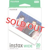 【在庫少】チェキワイドフイルム instax WIDE K R 2フィルム  20枚入 