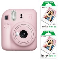 【お買い得フィルムセット】FUJIFILM 富士フイルム チェキ instax mini 12 ブロッサムピンク 10枚入り×2
