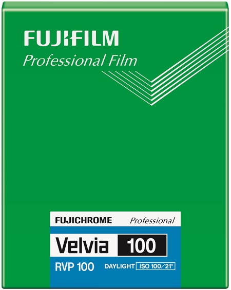 FUJIFILM シートタイプ フジクローム ベルビア100 4X5サイズ 20枚入