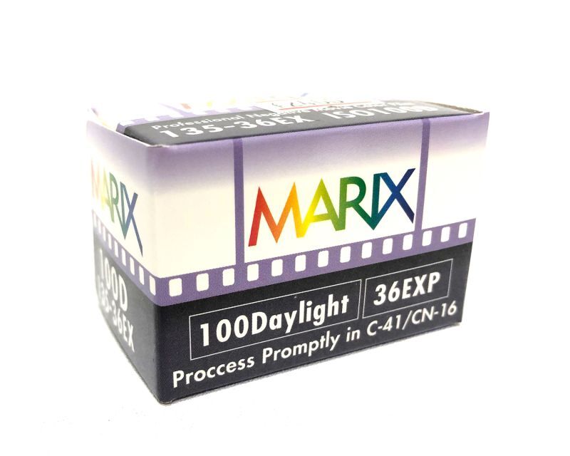 【新商品】MARIXマリックスフィルム 100D 36枚 MARIX Color movie NegaFilm 35mmカラーネガ デイライトフィルム
