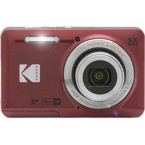 KODAK PIXPRO FZ55 コダックコンパクトデジタルカメラ レッド