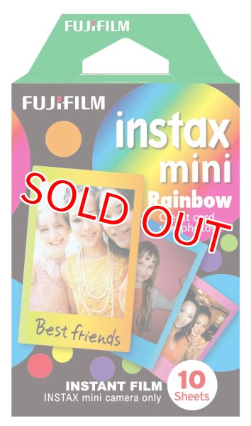 画像1: チェキフィルム INSTAX MINI "Rainbow" 10枚入り (1)