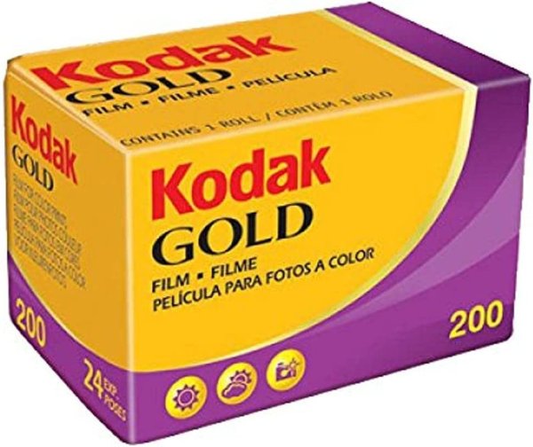 画像1: 【人気フィルム】Kodak コダック GOLD 200 36枚撮り35mm カラーネガフィルム (1)