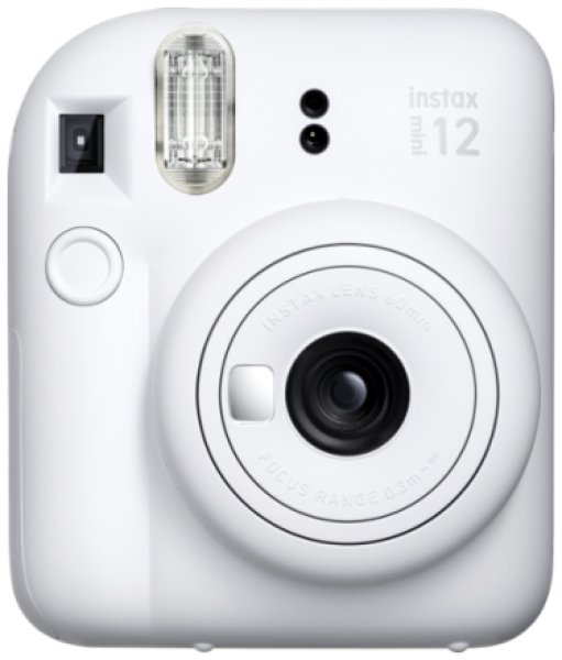 画像1: 【入荷】FUJIFILM 富士フイルム チェキ instax mini 12 WHITE クレイホワイト (1)