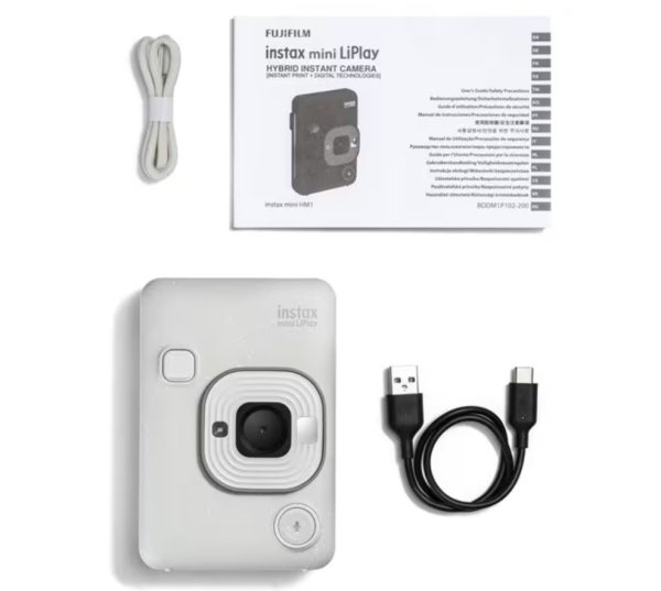 画像7: 【すぐ発送】FUJIFILM 富士フイルム “チェキ” instax mini LiPlay MISTY WHITE ミスティーホワイト (7)