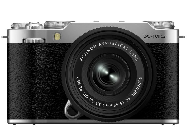 画像1: 【在庫あり/すぐ発送】FUJIFILM 富士フイルム ミラーレス一眼カメラ X-M5 レンズキット(XF15-45) シルバー (1)