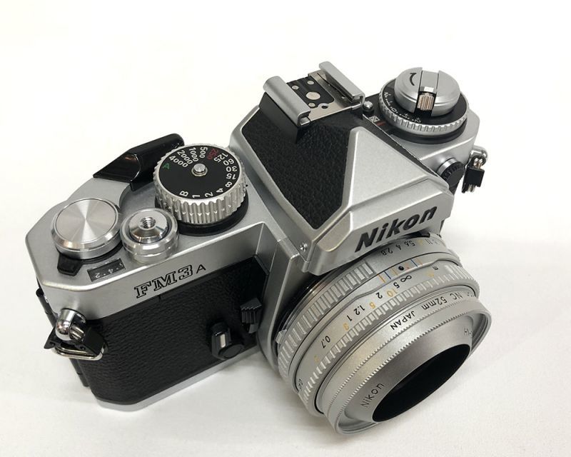 [クラシック] Nikon FM3A シルバー+45mmF2.8 単焦点レンズ