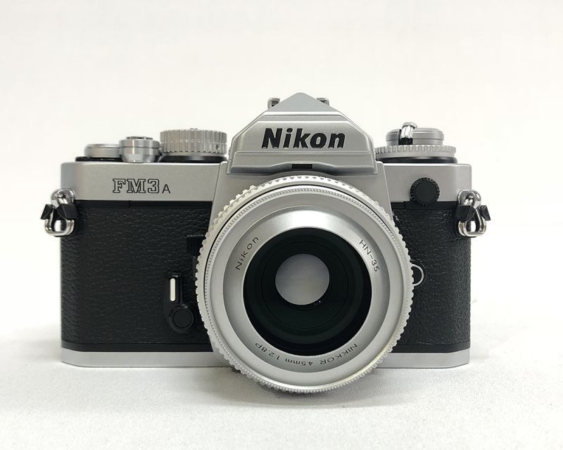 [クラシック] Nikon FM3A シルバー+45mmF2.8 単焦点レンズ