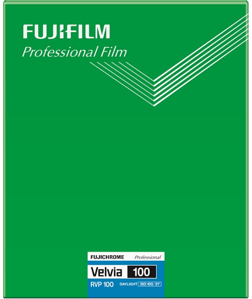 FUJIFILM シートタイプ フジクロームベルビア100 8X10サイズ 20枚入り